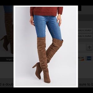 Charlotte Russe ✨ New Thigh High Boots Size 7